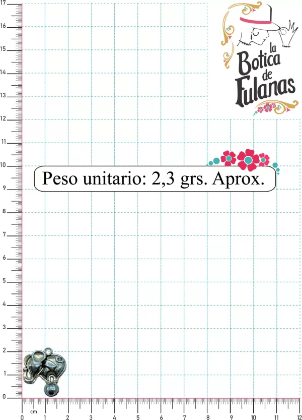 Dijes de animales - Elefantes - Image 2