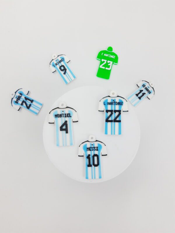 Dijes de camisetas de Argentina