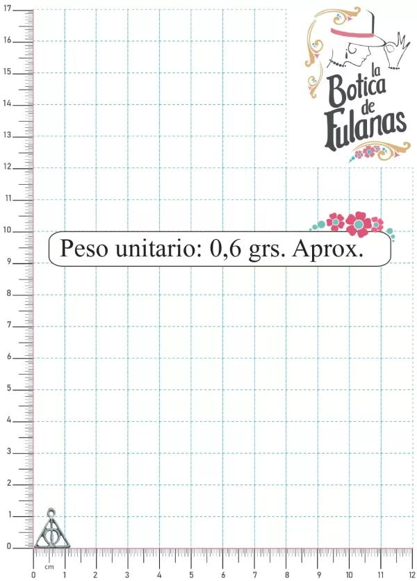 Dijes de símbolos - Reliquia de la Muerte - Image 2