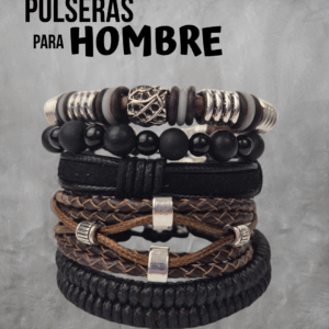 KIT de pulseras para hombre