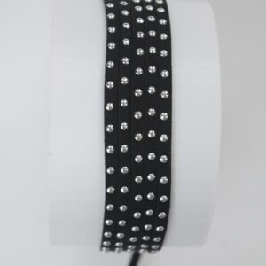 Tiento de gamuza con tachas
