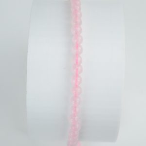 Tira de bolita de Cuarzo Rosa