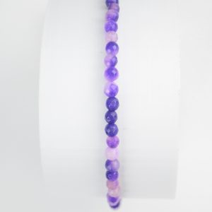 Tira de bolita de Amatista facetada