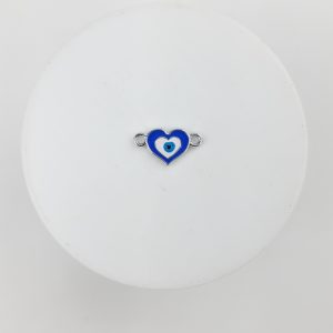 Conector de corazón con ojo turco