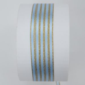 Cinta de raso con orillo de lurex