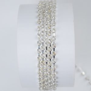 Tira de strass discontinuo